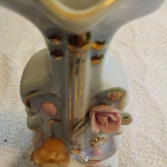 40s 50s cherub vase  bone china - Picture 2 of 4